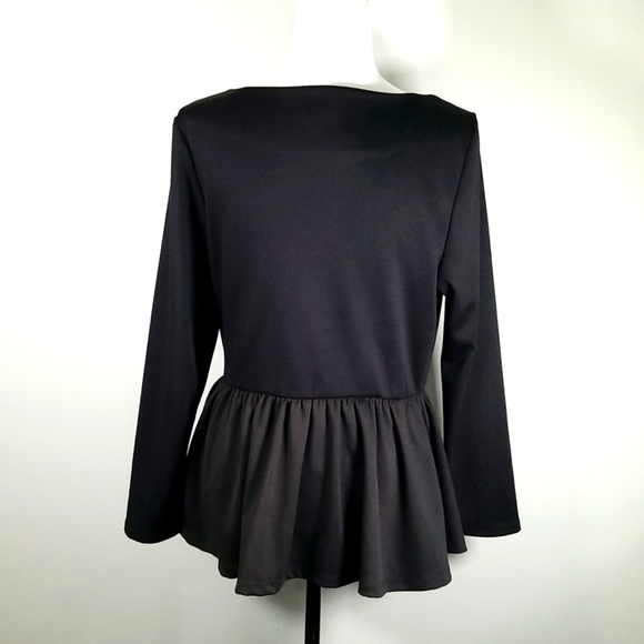 Vintage d.RA (Dianna Ra)Women's Top Size L Y2K Flared Bottom Long Sleeve - Picture 5 of 7